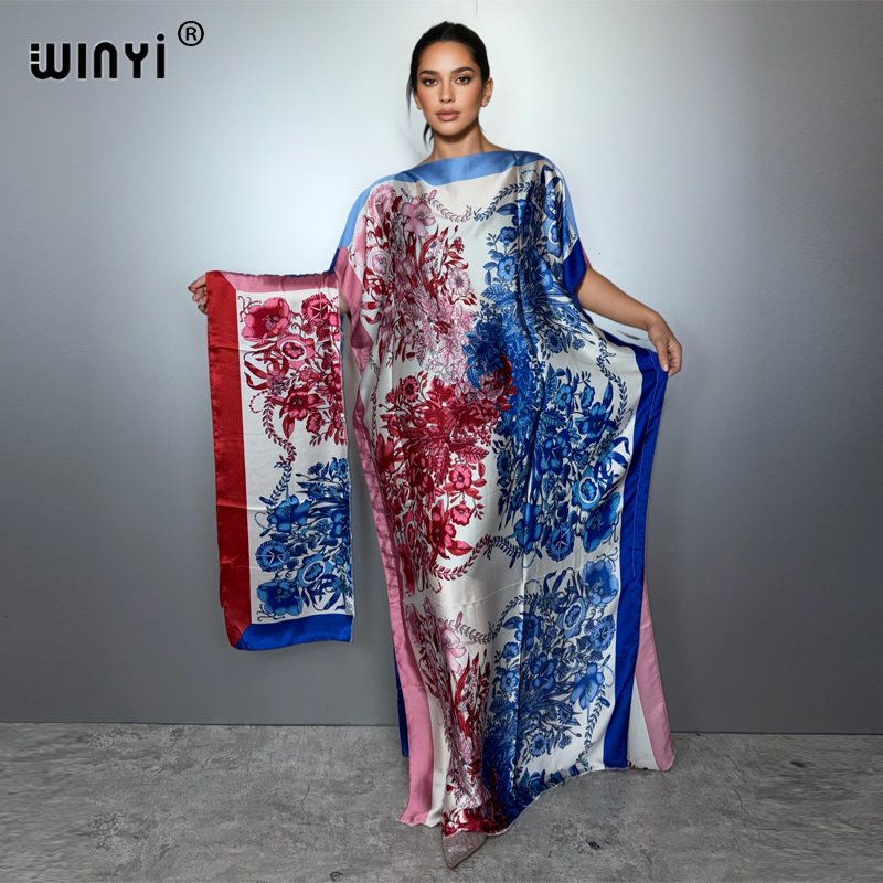 Boho Summer Beach Maxi Dress - WINYI zomer boho Afrikaanse jurk voor
