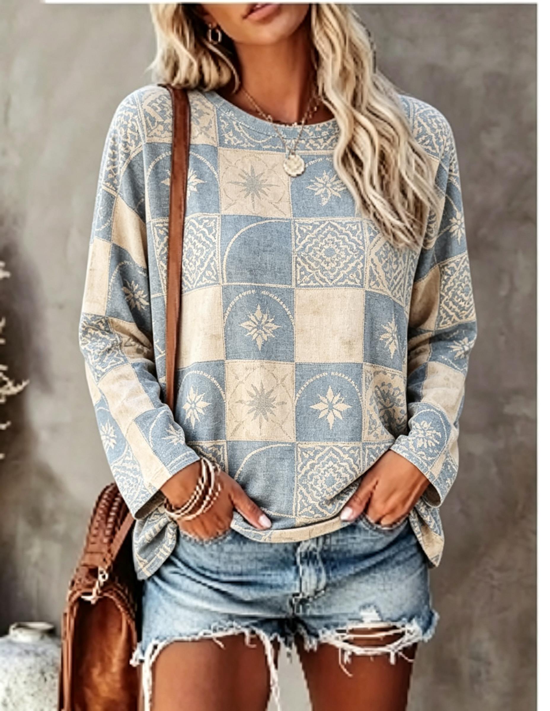Dames T-shirt met lange mouwen - Blouses recensie en prijs