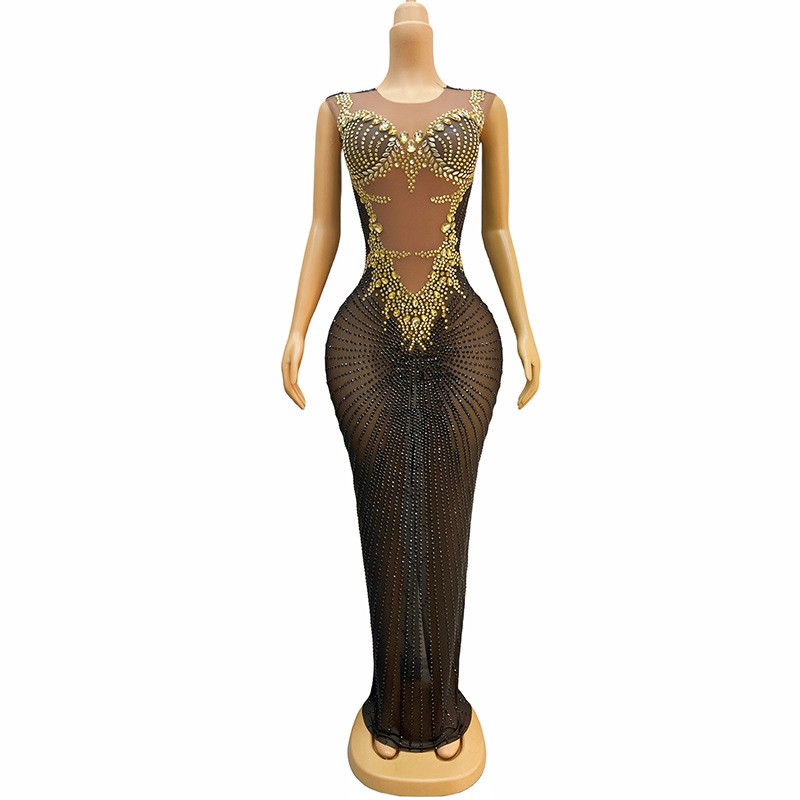 Sparkly Luxe Strass Stretch Me - Sparkly Rhinestone Club Party Dress recensie en prijs