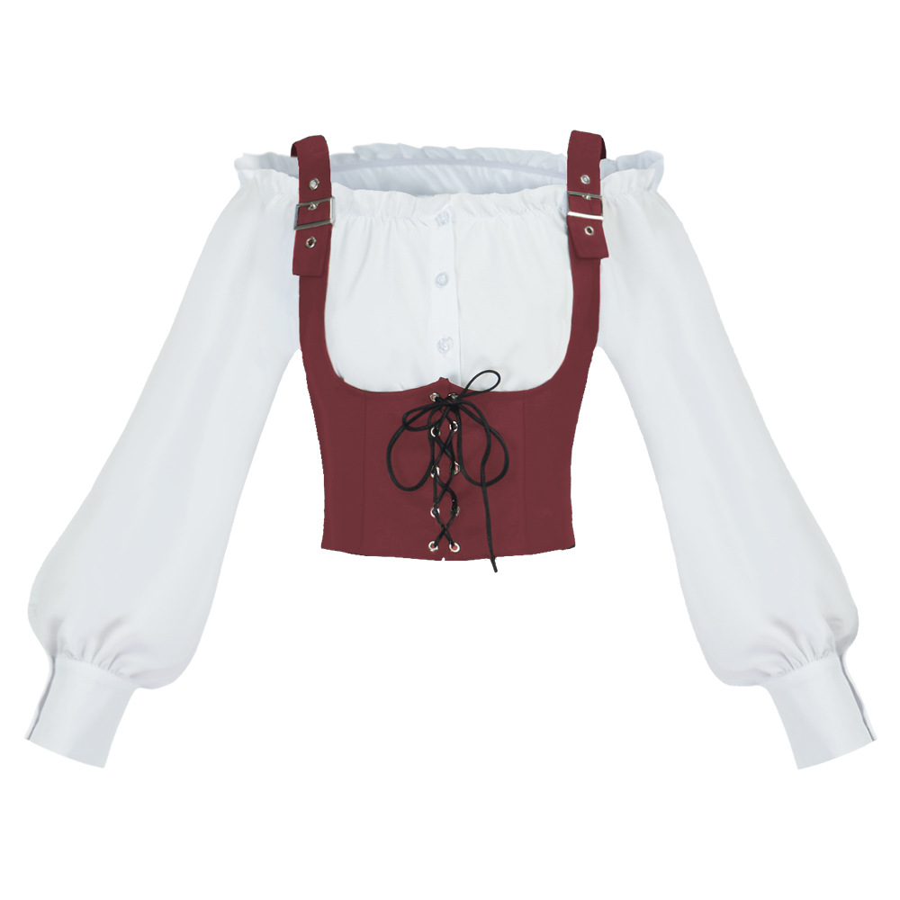 Retro Western-stijl damesblous - Tops recensie en prijs